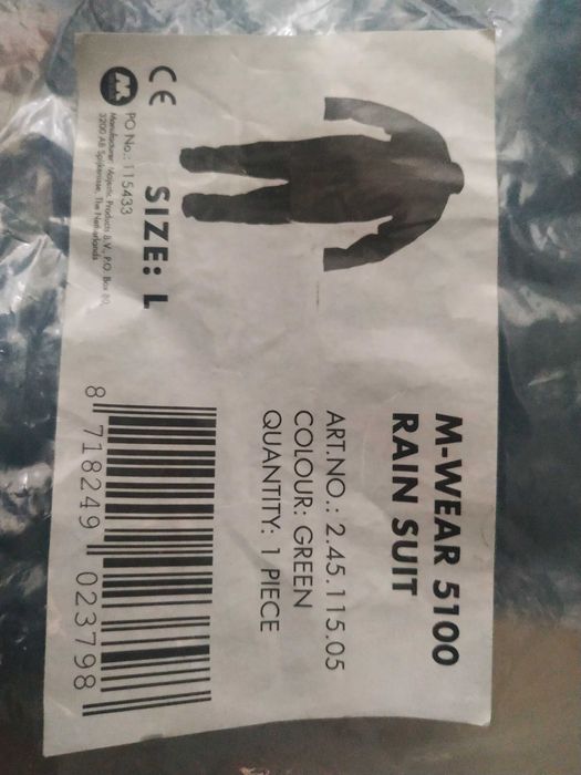 Дождевик резиновый костюм M-Wear 5100 Rain suit(Netherlands)