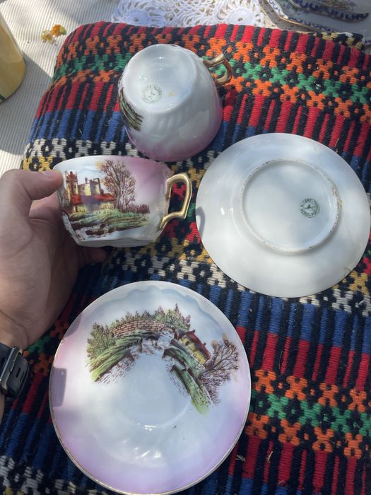 Conjunto de duas chavenas Vista Alegre