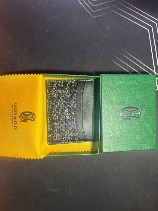 Goyard wallet black