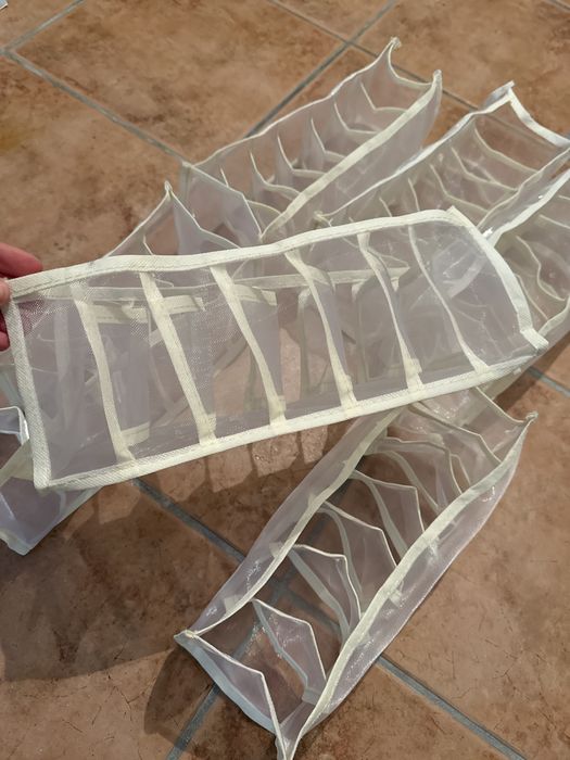 Organizadores de roupa interior e sapatos