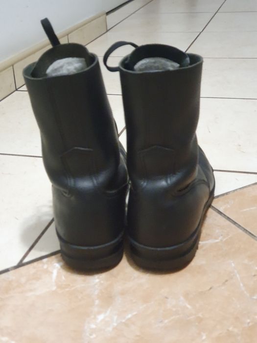 Buty wojskowe czarne r. 41 skórzane