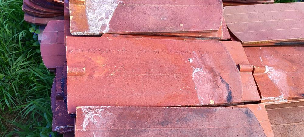 Dachówka karpiówka - oczyszczona z demontażu