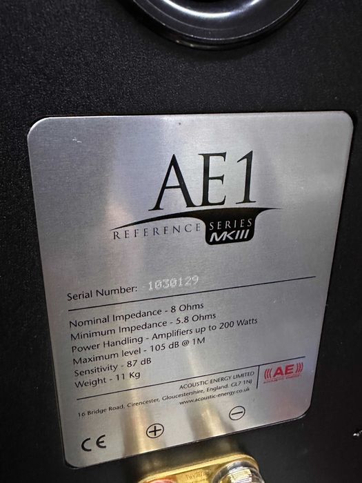 Аустична система Acoustic Energy AE1 Reference MkIII