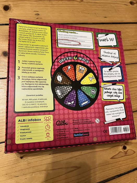 Gra planszowa party time