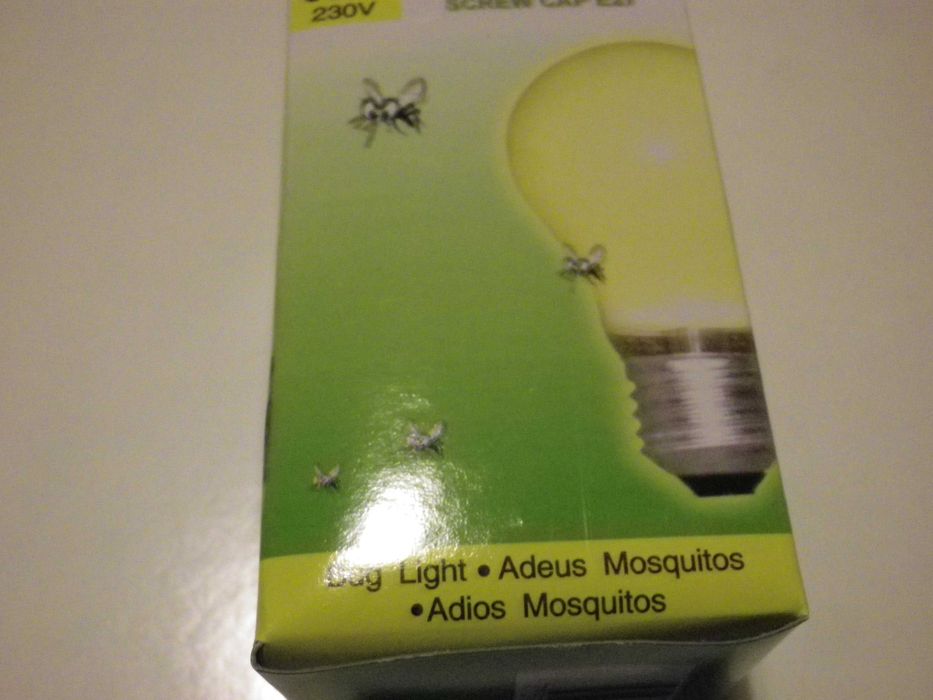 Lâmpadas anti-mosquito incandescentes E27 60W