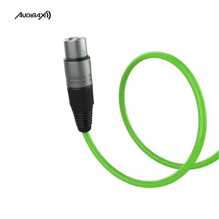 Audibax Silver Cabo XLR 10 Metros Verde