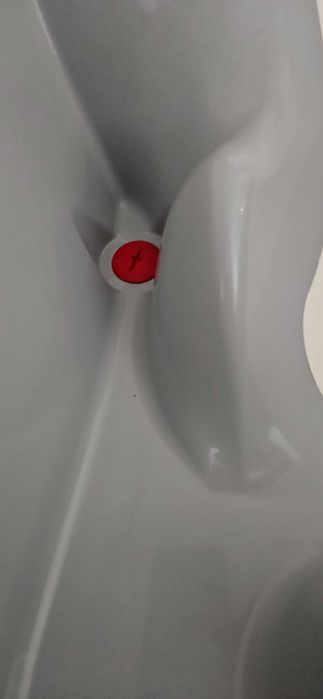 Banheira unisexo com medidor de temperatura