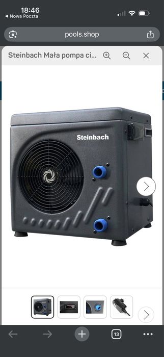 Pompa ciepla do basenu Steinbach- zarezerwowana do 14.04