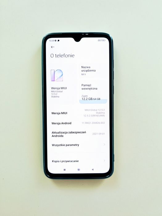 Telefon Smartfon Xiaomi Mi 9 Ocean Blue Dual SIM 6GB 64GB + akcesoria