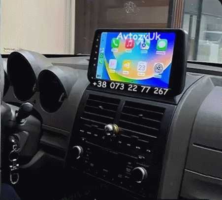 Магнитола GRAND CHEROKEE Jeep NITRO Dodge COMMANDER CarPlay Android 16