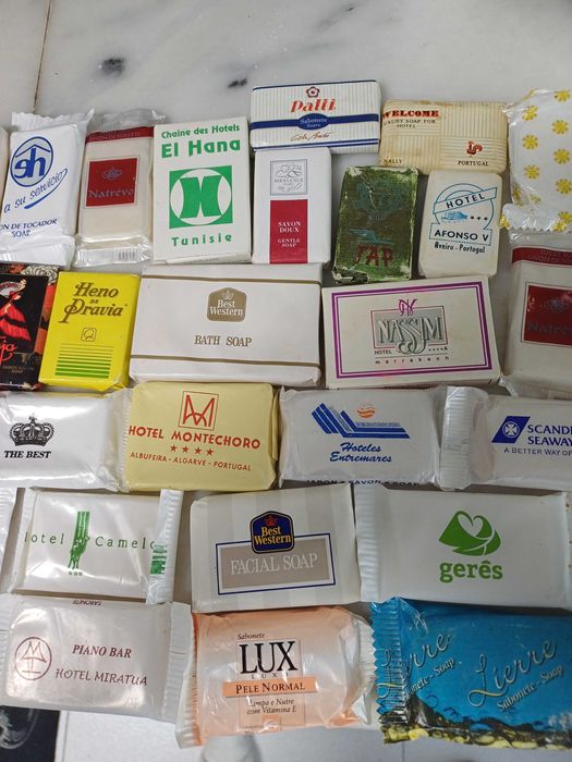 Conjunto de mini Sabonetes 50 unidades