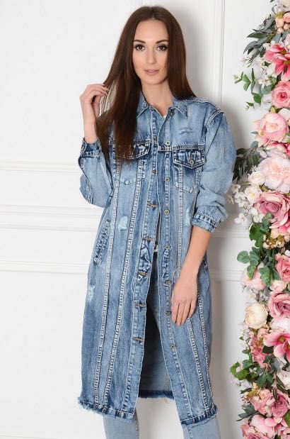 Płaszcz nowy z metką dżins, jeansowy, kurtka, sukienka