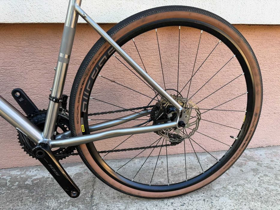 Rower szosowy Ribble endurance CGR Ti, tytanowy, Shimano 105 2x12
