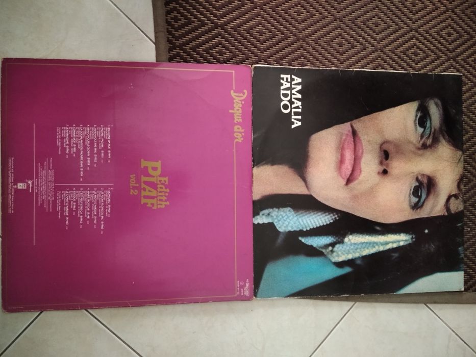 Discos vinil - Beatles, Edit, Roberto Carlos, Amália, Trio