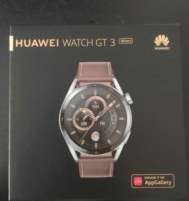 Huawei Watch GT 3 (46mm) – NOVO com películas
