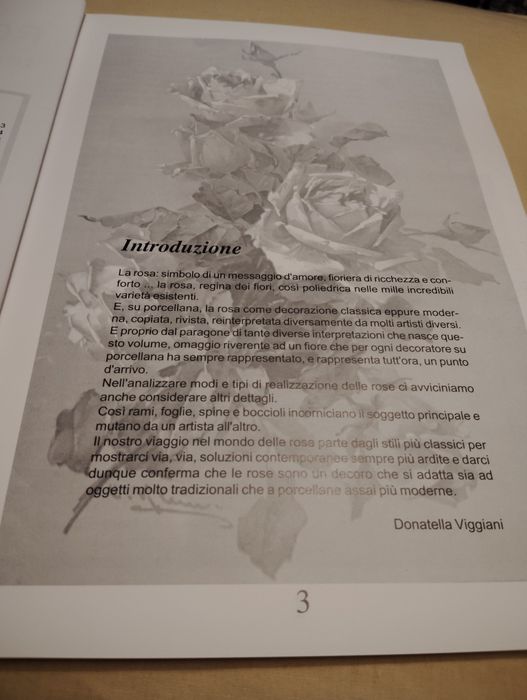 Livro de Pintura Porcelanas Escrito em Língua Italiana Como Novo