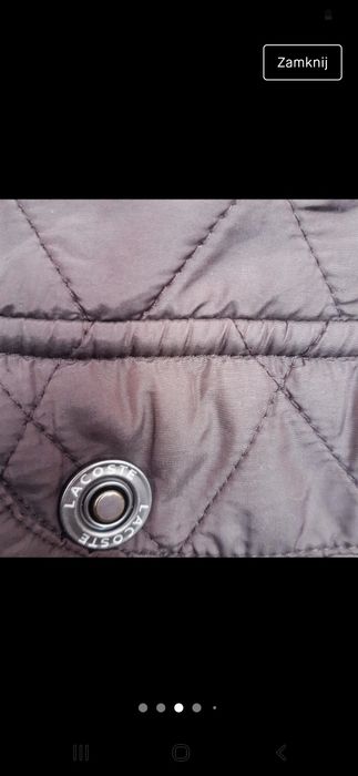 Kurtka Lacoste wiosenna  38 M Damska