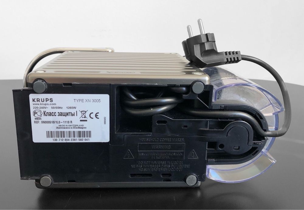 Ekspres do kawy Nespresso Pixie XN 3005 Krups tytan espresso lungo