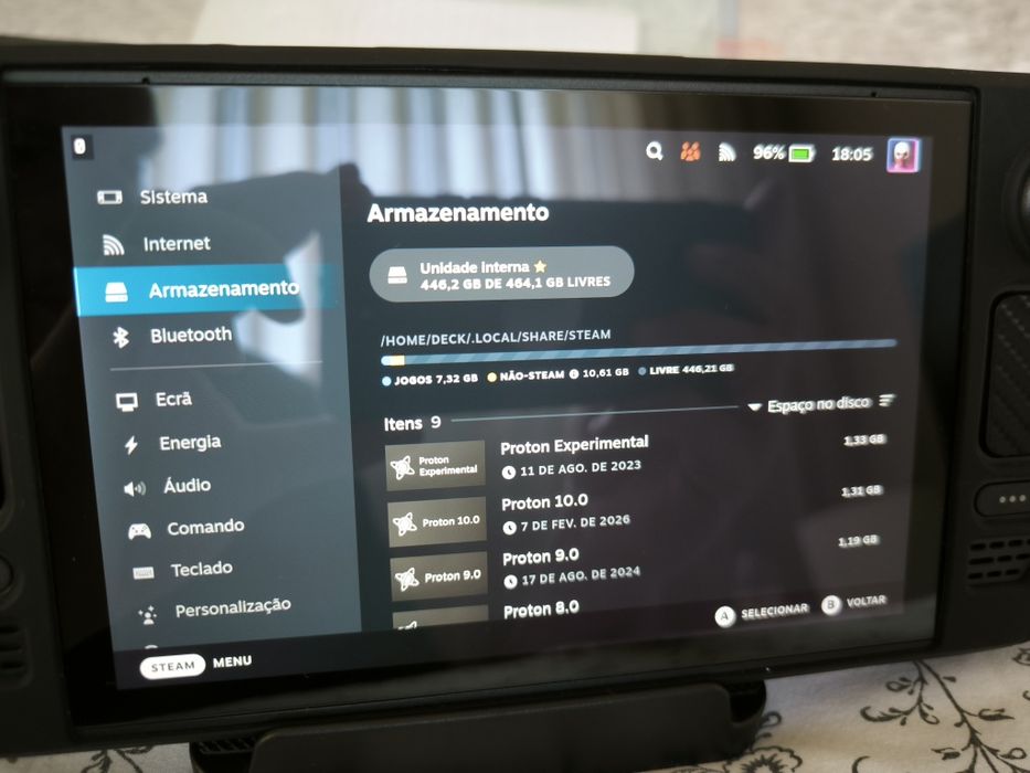 Steam Deck 512GB LCD (Como Nova - 40h) + Dock + Capa + Extras