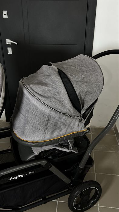 Коляска для двійні 2 в 1 Peg Perego Duette Piroet (люльки + прогулянки)