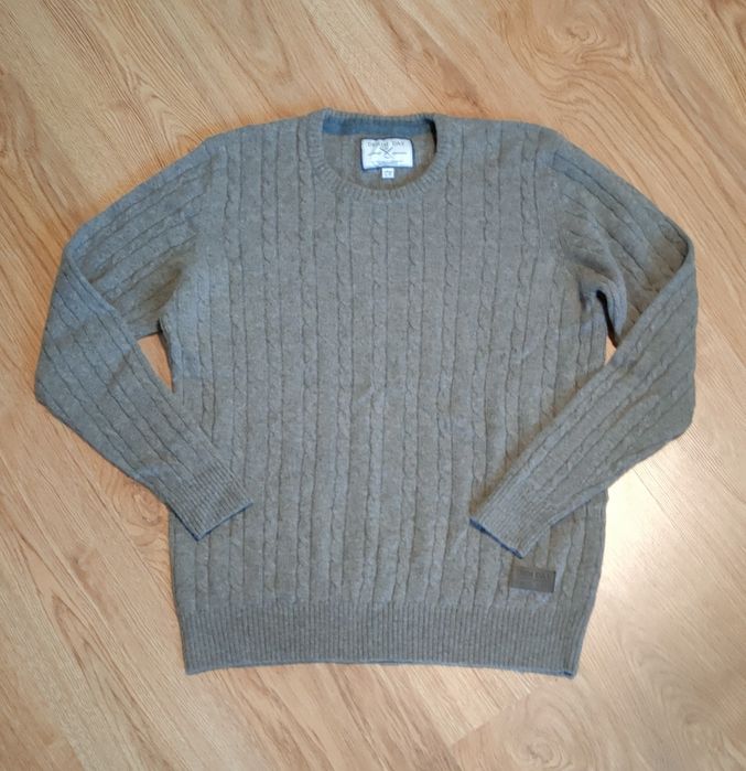 Wyprzedaż Sweter męski M/L wełna Denim Day bardzo dobry stan