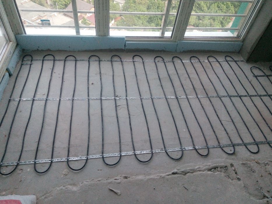 Теплый пол кабель, нагревательный мат под плитку, ламинат Тепла пілога