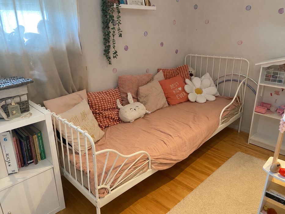 Łóżko metalowe ikea minnen