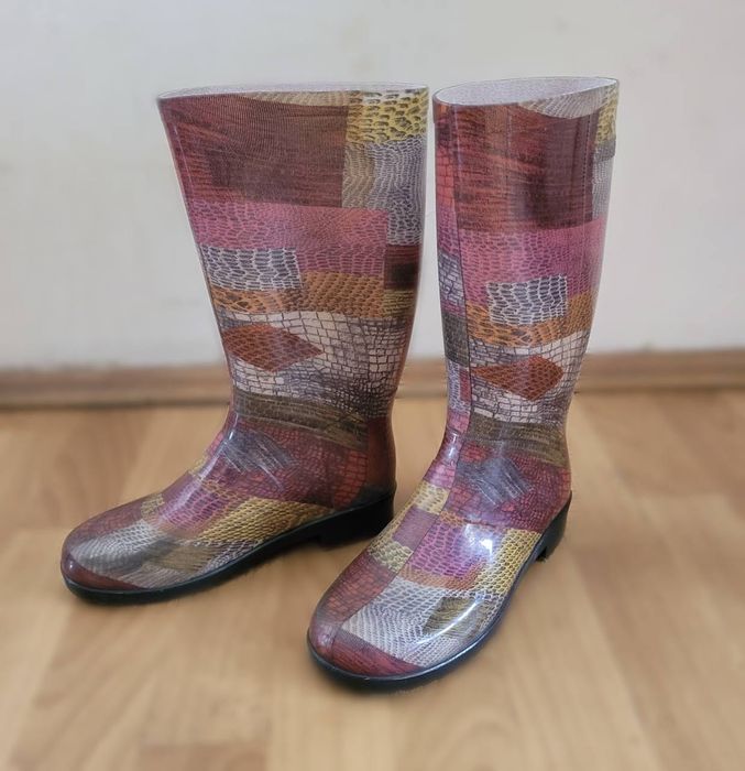 Чоботи гумові дитячі підліткові Tilma р.37-38 з теплим вкладишем