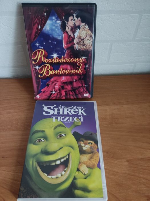 Roztańczony buntownik i Shrek trzeci DVD