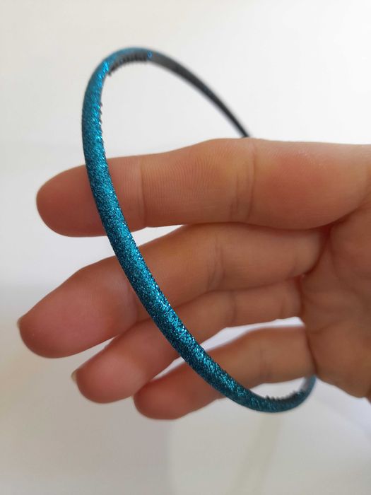 Bandolete de glitter azul