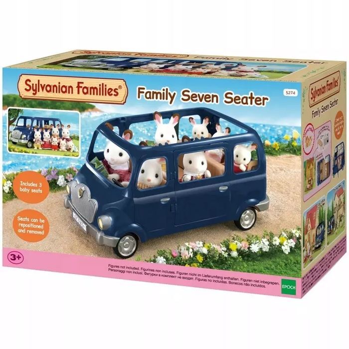 Sylvanian Families. Rodzinny siedmioosobowy minivan. Nowy Produkt