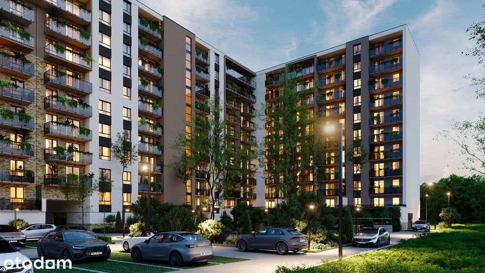 2-pokojowe mieszkanie 43m2 + loggia Bez Prowizji