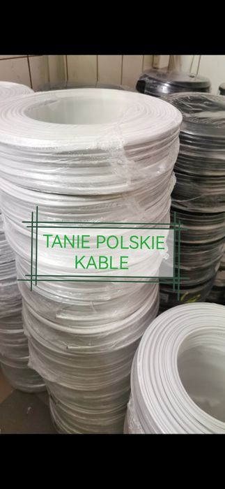 Ydyp 3x1.5 100m TANIE POLSKIE KABLE przewód płaski PL 750v wysyłka