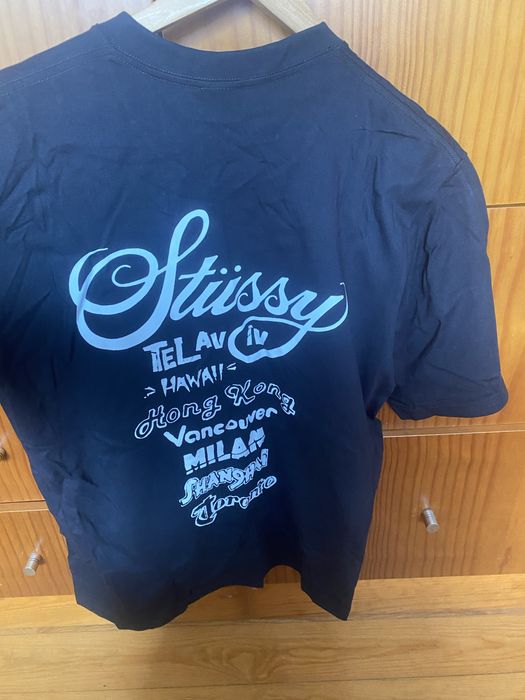 T-shirt Stussy International - Preto