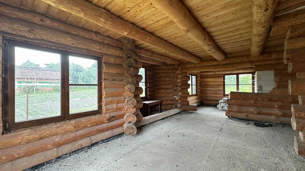 Продаж екобудинку з дерев'яного брусу в с. Раковець.