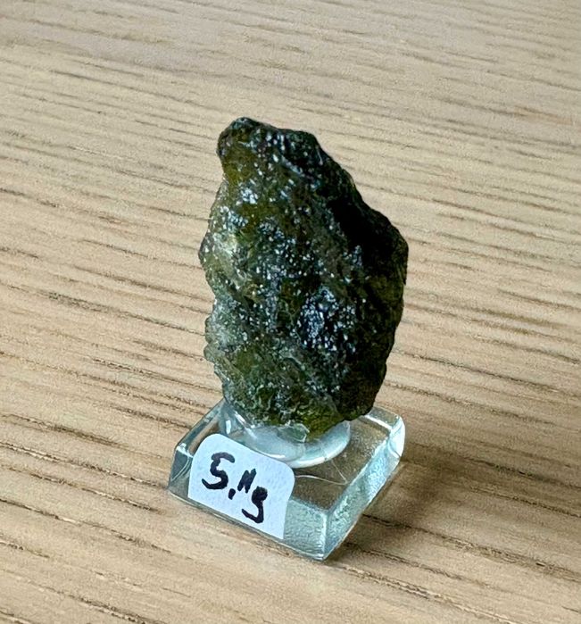 Autentyczny Mołdawit (Moldavite) – Chlum, Czechy – 5.1 g