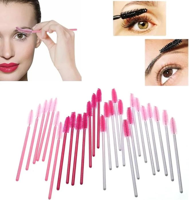 200 escovas de pestanas e sobrancelhas descartáveis reutilizáveis64585035192579123