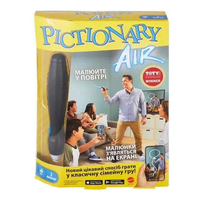 Сімейна Настільна гра "Pictionary Air",для дітей та батьків,  Америка