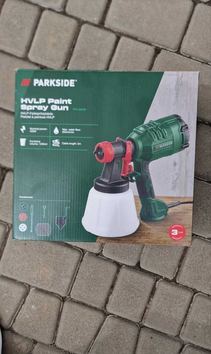 Електричний Фарбопульт Parkside PFS 450 B1 450 Вт! 4x змінні форсунки