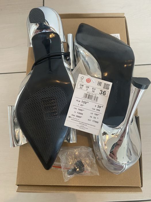 Туфлі святкові срібні Reserved