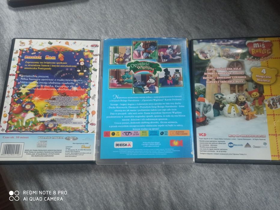 Płyta DVD opowieść wigilijna, strażak sam