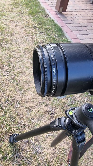 Tair 3S 300mm f4.5 KMZ (КМЗ) seria 83 TK2M x2 konwerter