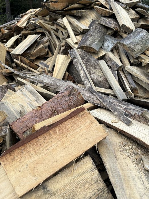 Drewno opałowe zrzyny tartaczne