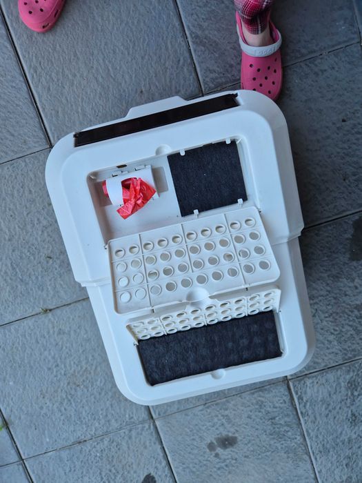 Kryta kuweta kooa z szufladą i sitem (Eco-Friendly)