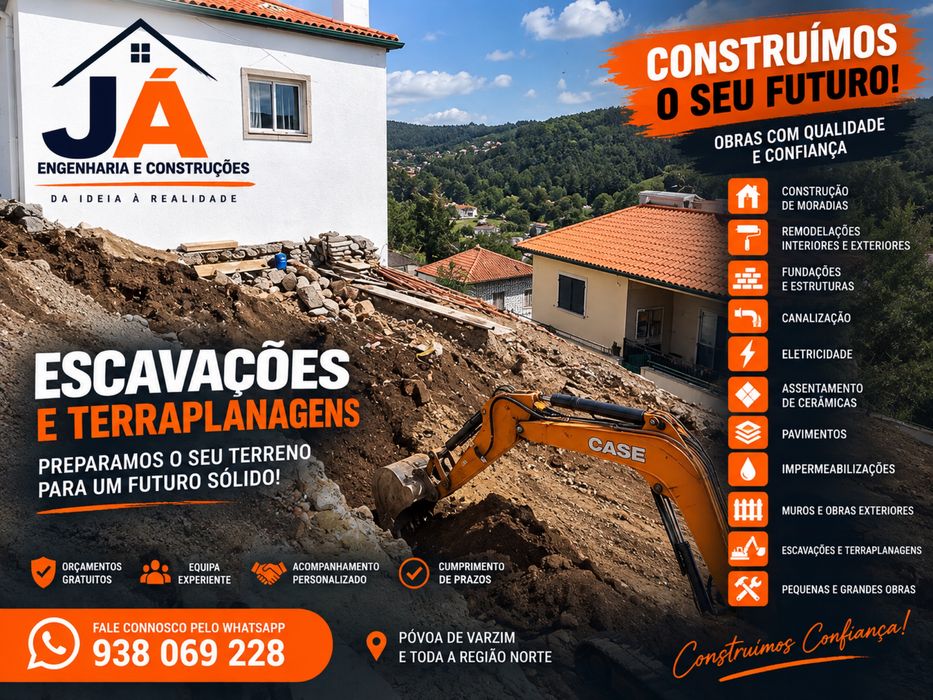 CONSTRUÇÃO E REMODELAÇÃO — JÁ Engenharia e Construções  Da ideia à realidade!