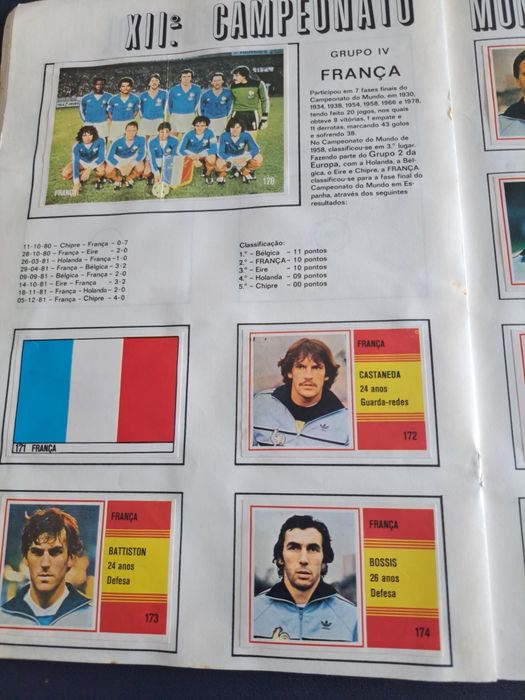 Caderneta Futebol Xll campeonato do Mundo (Espanha 82 )