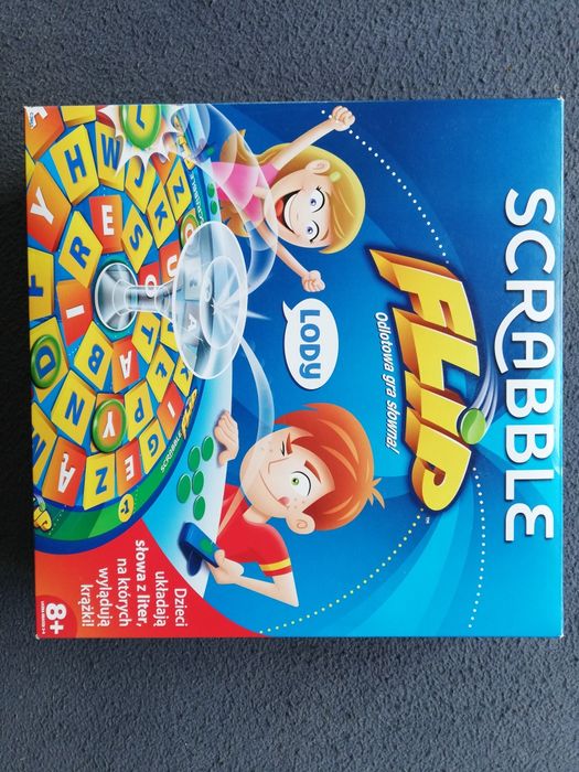 Gra planszowa Scrabble Flip, Mattel, NOWA nie używana! Prezent