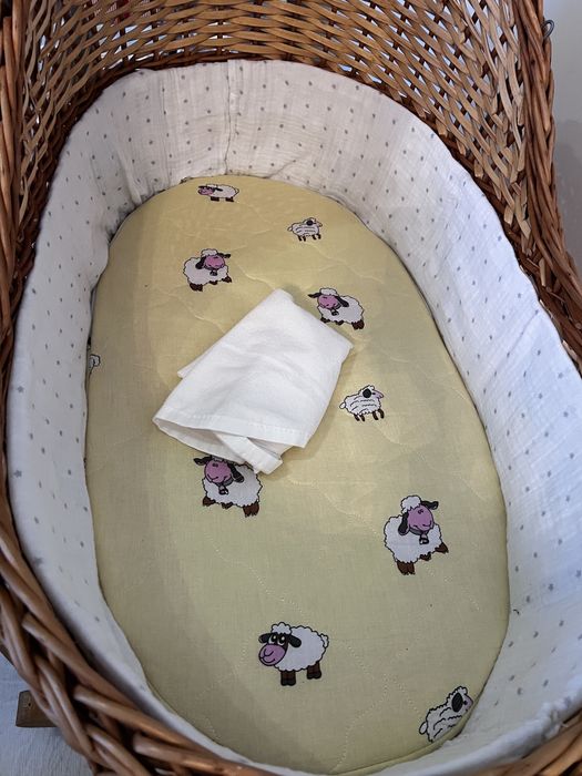 Плетена колиска ліжечко