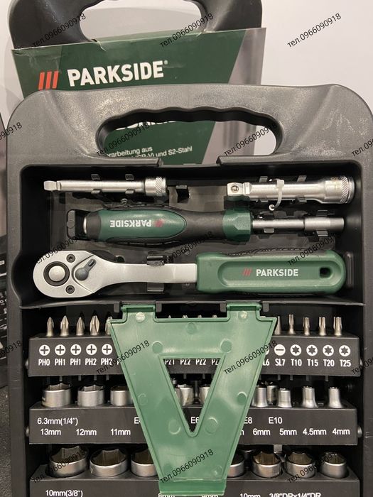 Набір ключів Набор торцовых ключей Parkside PSSS 61 шт.