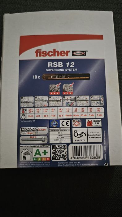 Fischer ampułka żywiczna